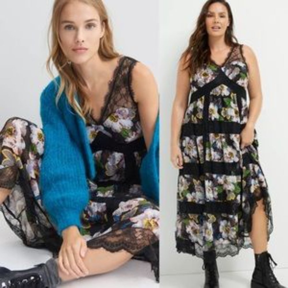 Anthropologie Kosandra lace size 12 dress